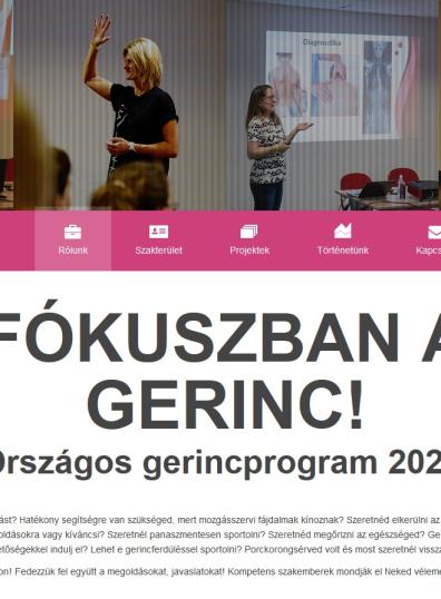 Országos gerincprogram 2024.